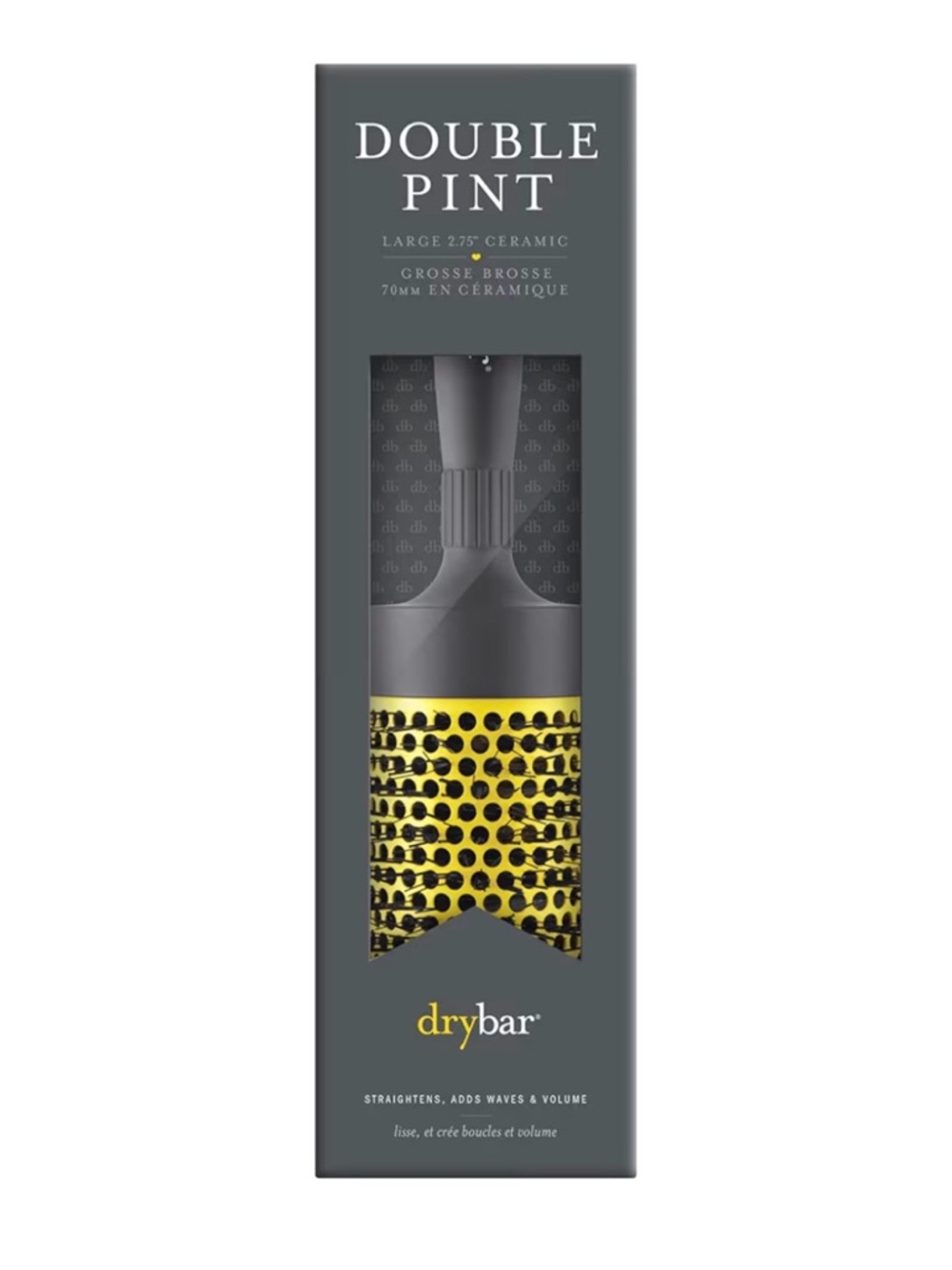 Drybar Double Pint Large Ceramic Round Brush — Add waves, volume, or straighten